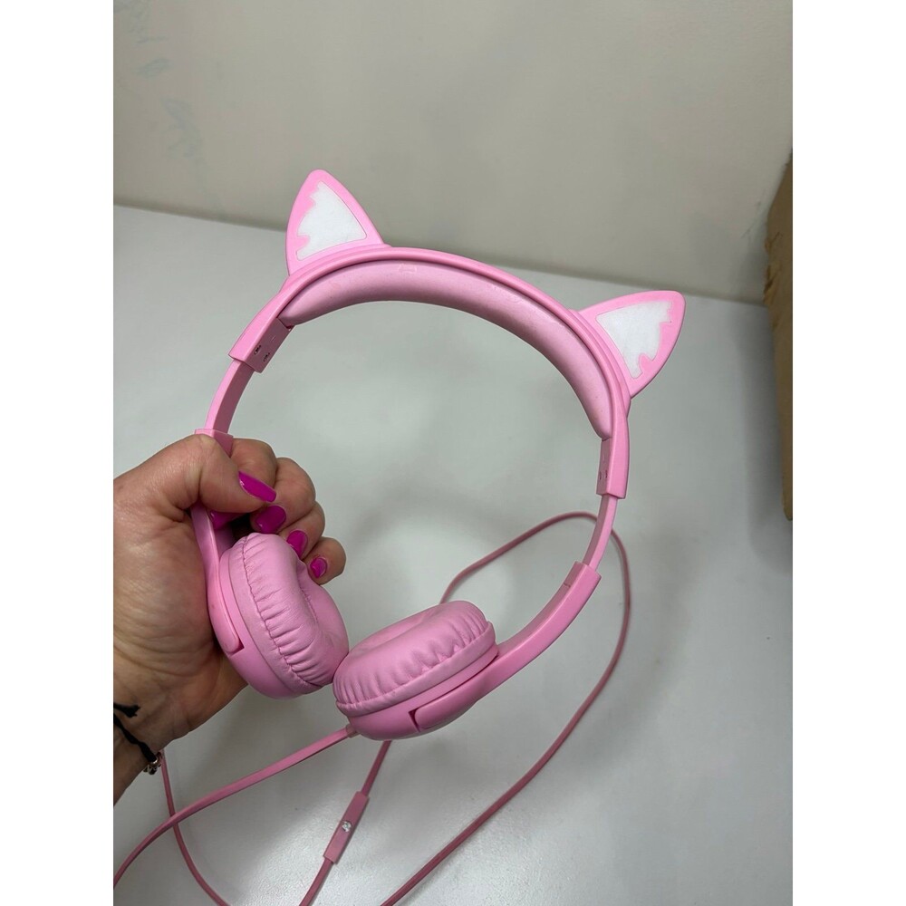 Pink Cat Ear Headphones